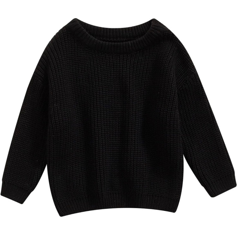 Black Signature Sweater