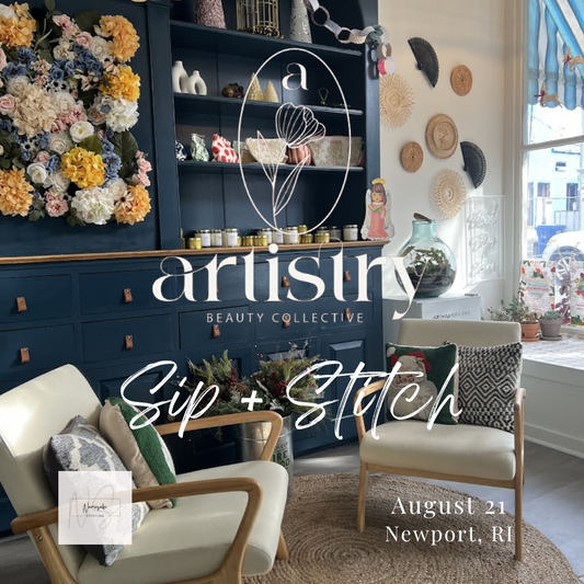 Sip + Stitch at Artistry Beauty Collective
