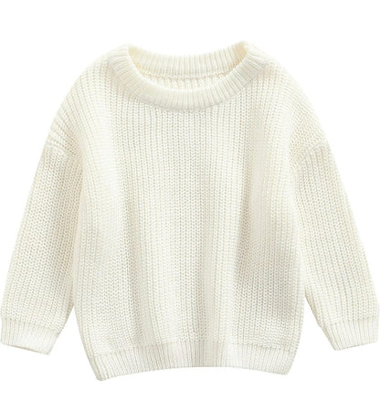 White Signature Sweater