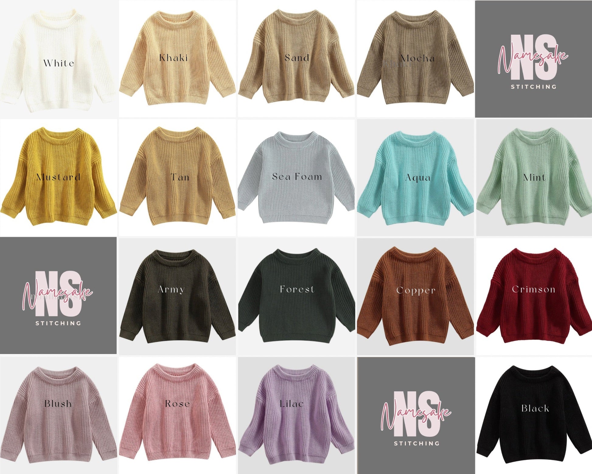 Signature Sweater Colors