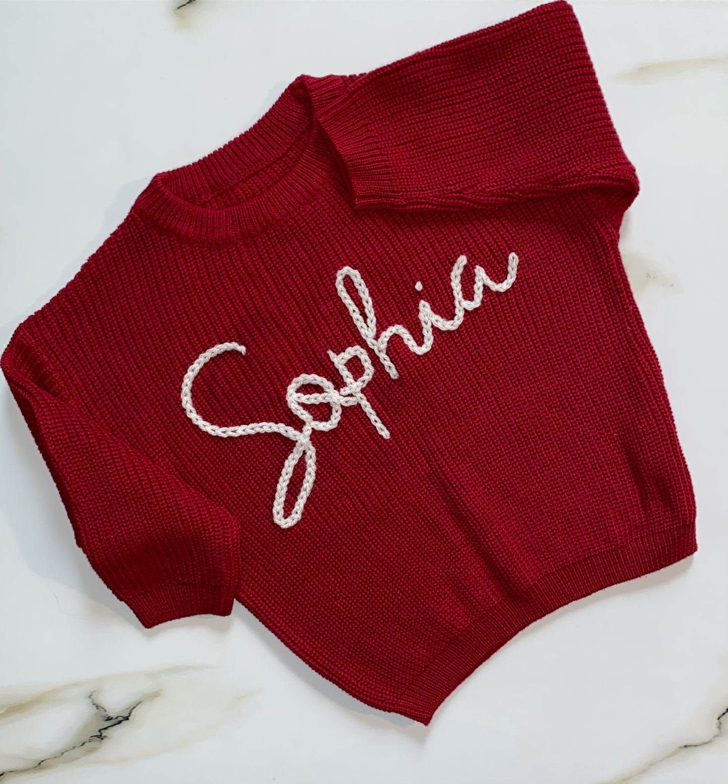 Crimson Signature Sweater